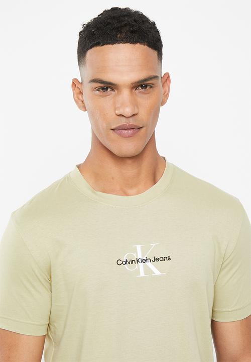 Calvin Klein - Monogram logo tee - wheat fields