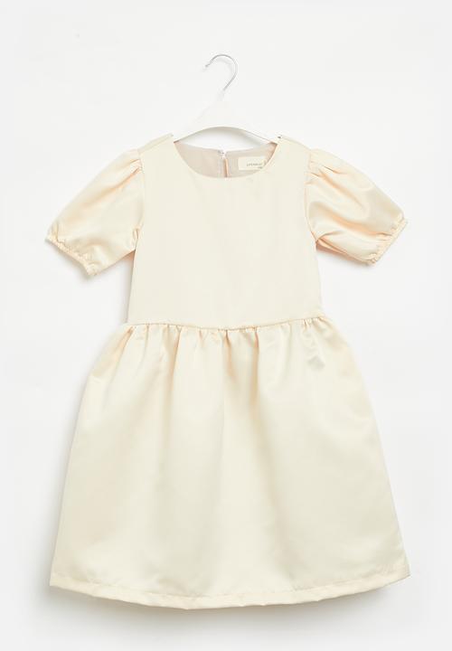Superbalist - Puff sleeve occasion dress - cream