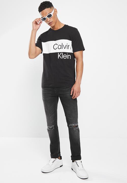 Calvin Klein - Institutional blocking tee - ck black
