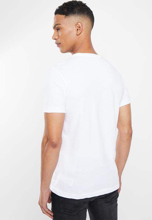 Calvin Klein - Small center box tee - bright white