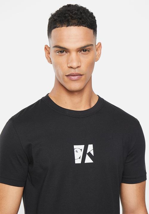 Calvin Klein - Small center box tee - ck black