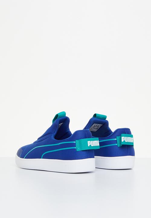 PUMA - Courtflex v2 slip on ps - sodalite blue-deep aqua