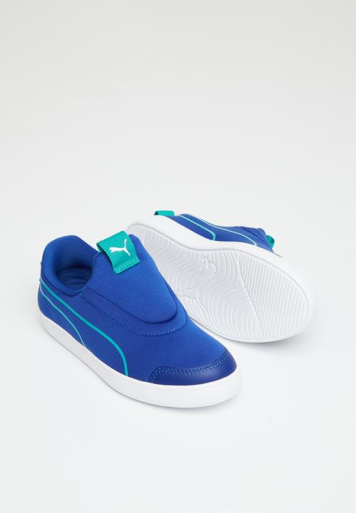 PUMA - Courtflex v2 slip on ps - sodalite blue-deep aqua