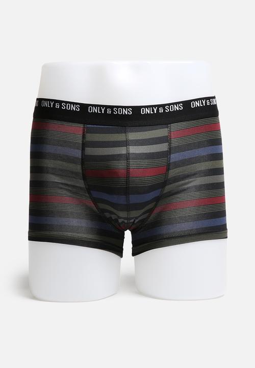 Only & Sons - Multi Colour Trunk 3 Pack 