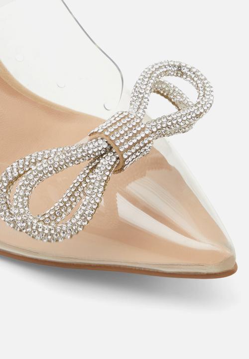 Call It Spring - Crystalline court heel - clear