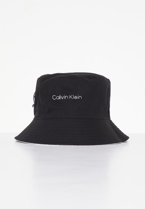 Calvin Klein - Ck must rev bucket hat mono - black & white 