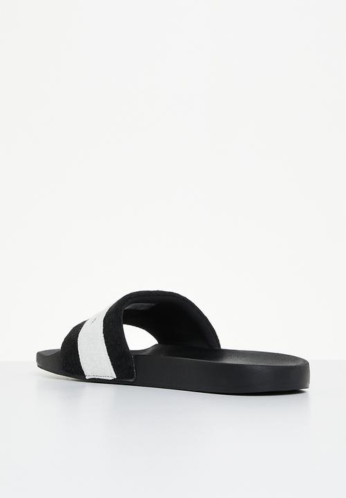 Calvin Klein - Slide terry cloth - black