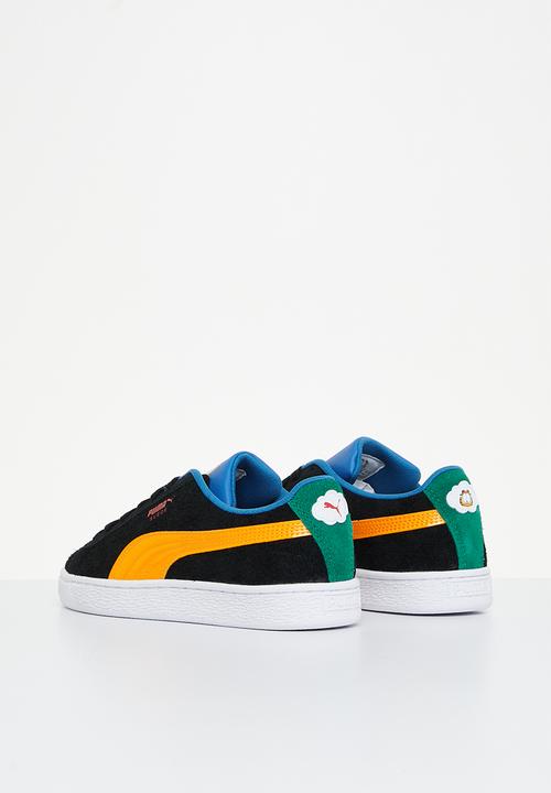 PUMA - Suede garfield jr - dark cheddar/celandine