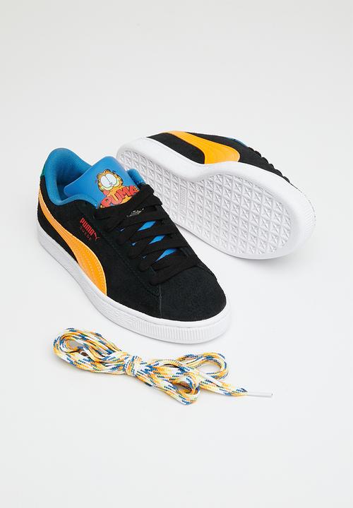 PUMA - Suede garfield jr - dark cheddar/celandine