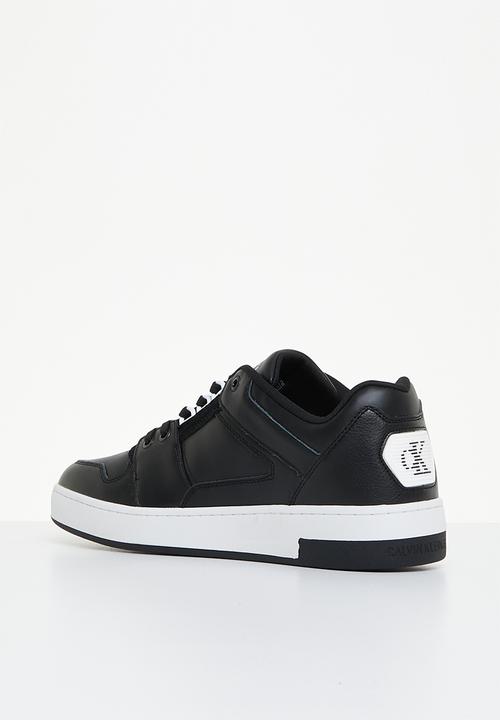 Calvin Klein - Cupsole laceup basket low lth - black