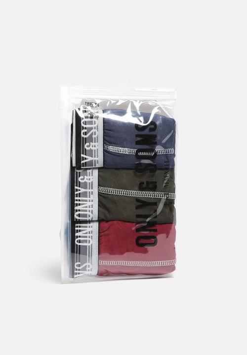 Only & Sons - Basic Colour Mix 3 Pack