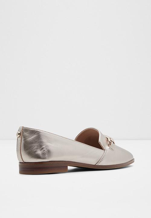 ALDO - Applegum leather loafer - silver
