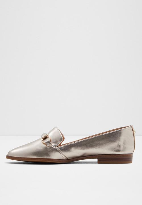 ALDO - Applegum leather loafer - silver