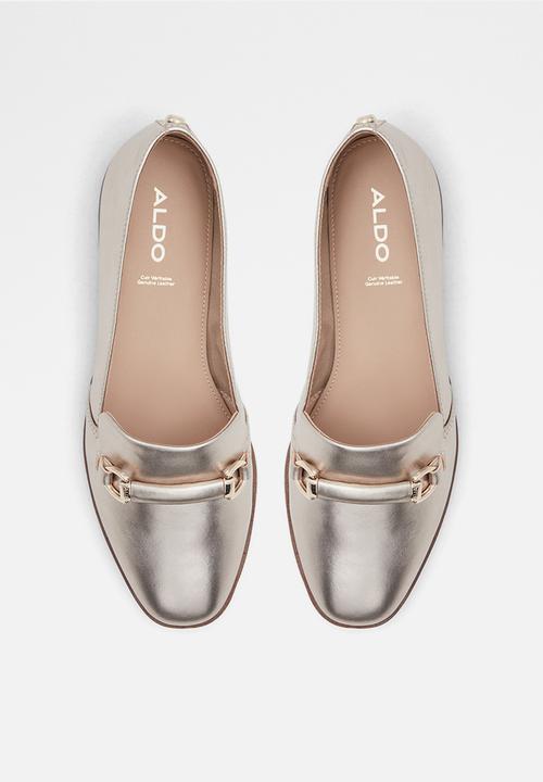 ALDO - Applegum leather loafer - silver
