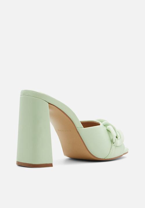Call It Spring - Floraa mule heel - light green