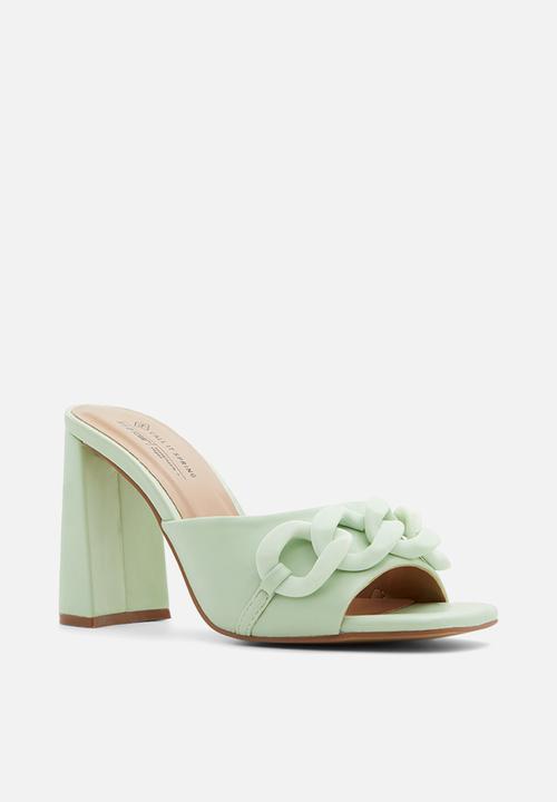 Call It Spring - Floraa mule heel - light green