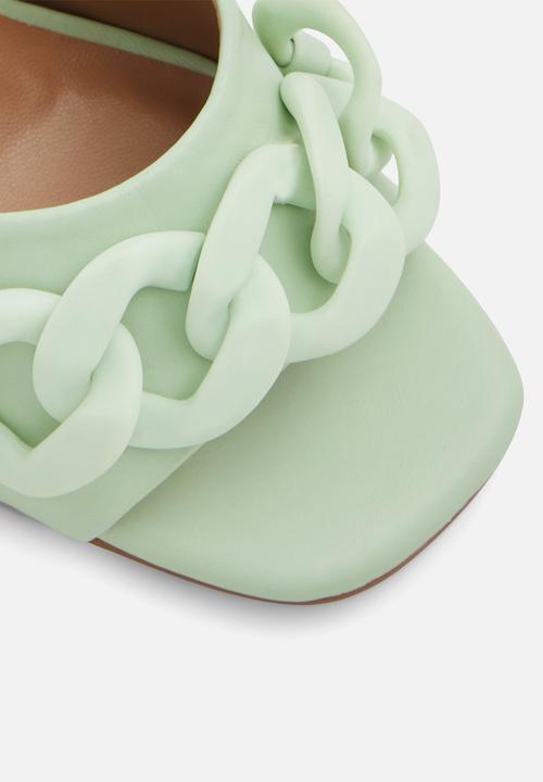 Call It Spring - Floraa mule heel - light green