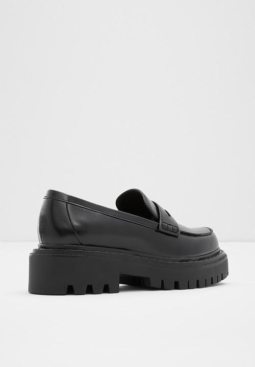 ALDO - Bigstrut leather loafer - other black