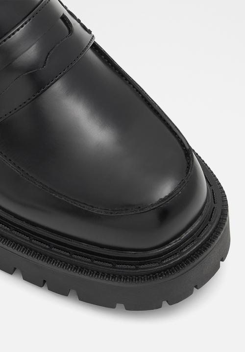 ALDO - Bigstrut leather loafer - other black