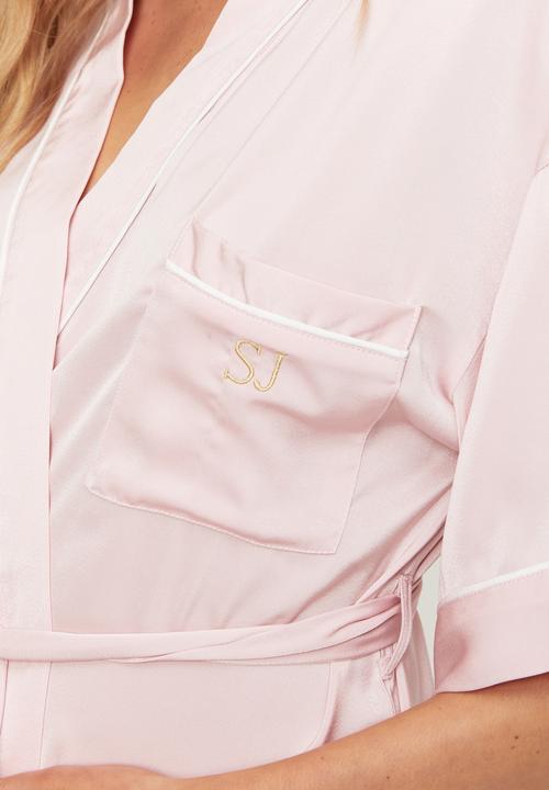 Cotton On - Satin robe - ballet pink