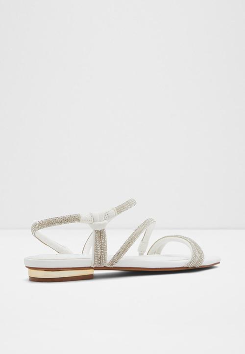 ALDO - Coralee sandal - white & clear
