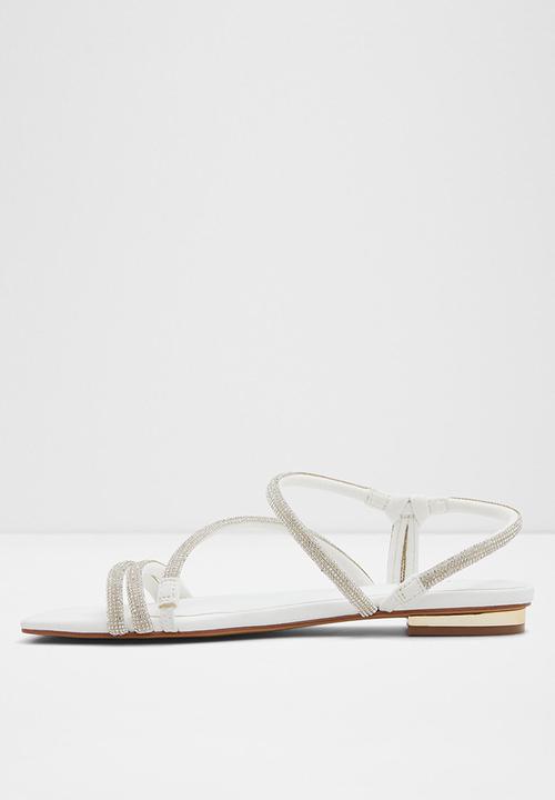 ALDO - Coralee sandal - white & clear