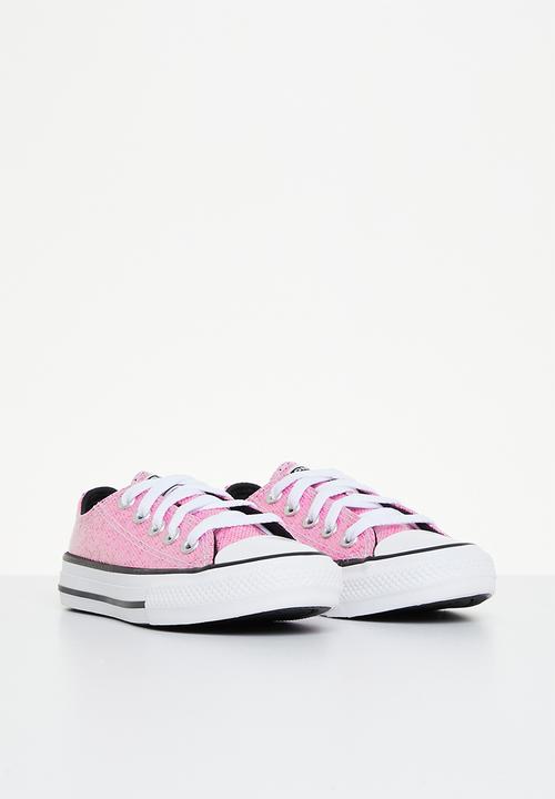 Converse - Chuck taylor all star glitter ox - pink/beyond pink/black