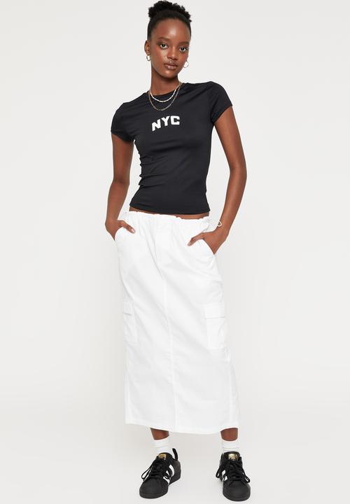 Cotton On - Pia luxe graphic T-shirt - black/nyc