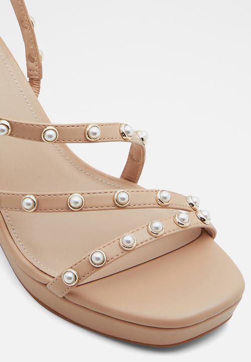 ALDO - Grandede wedge heel - bone
