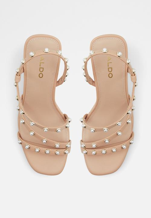ALDO - Grandede wedge heel - bone