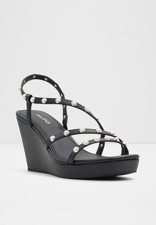 ALDO - Grandede wedge heel - black