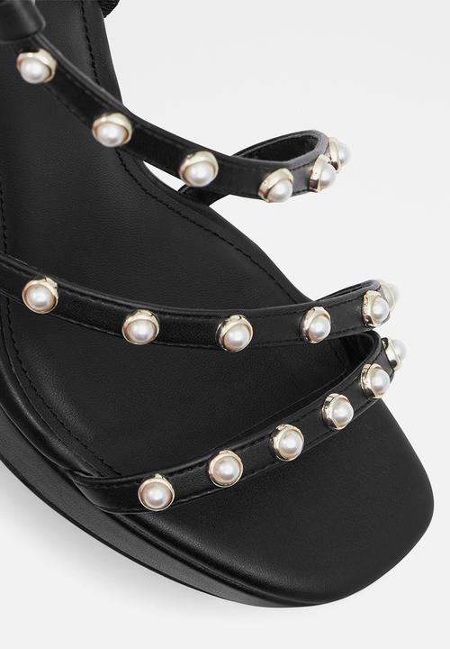 ALDO - Grandede wedge heel - black