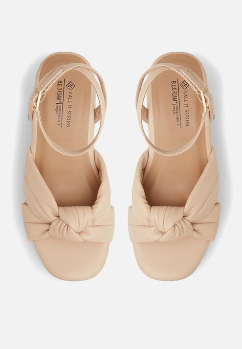Call It Spring - Farah espadrille wedge - beige