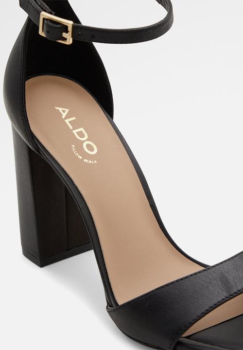 ALDO - Enaegyn leather block heel - black