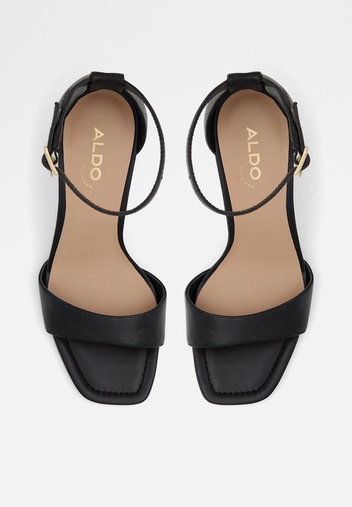 ALDO - Enaegyn leather block heel - black