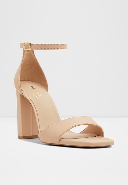 ALDO - Enaegyn leather block heel - beige