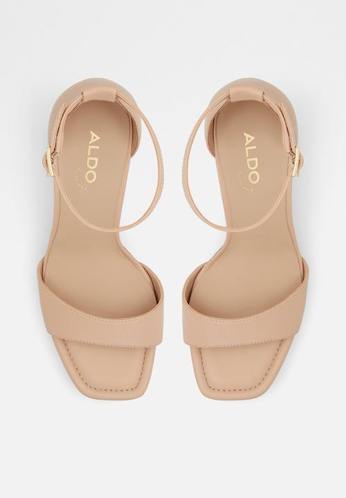ALDO - Enaegyn leather block heel - beige