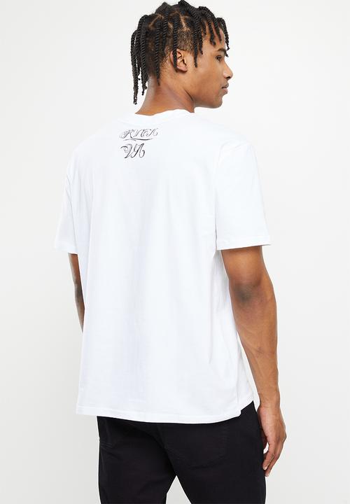 RVCA - Mister cartoon clowns short sleeve - white