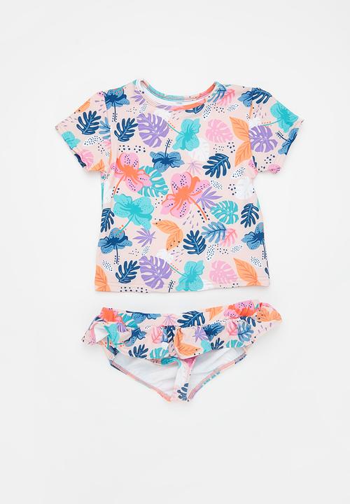 Pop Candy - Girls 2 piece sunsuit - multi