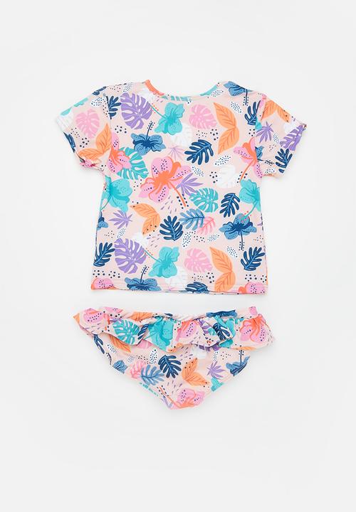 Pop Candy - Girls 2 piece sunsuit - multi