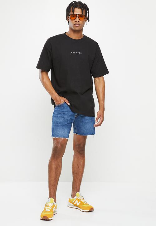 Factorie - Oversized graphic T-shirt - black