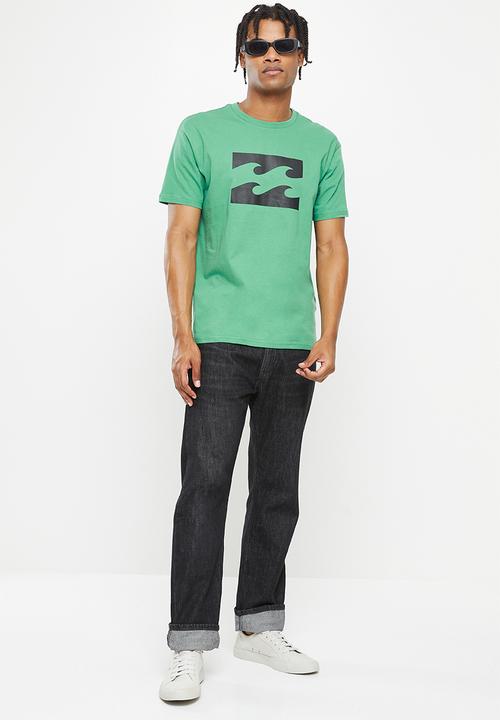 Billabong  - Team wave short sleeve - washed olive
