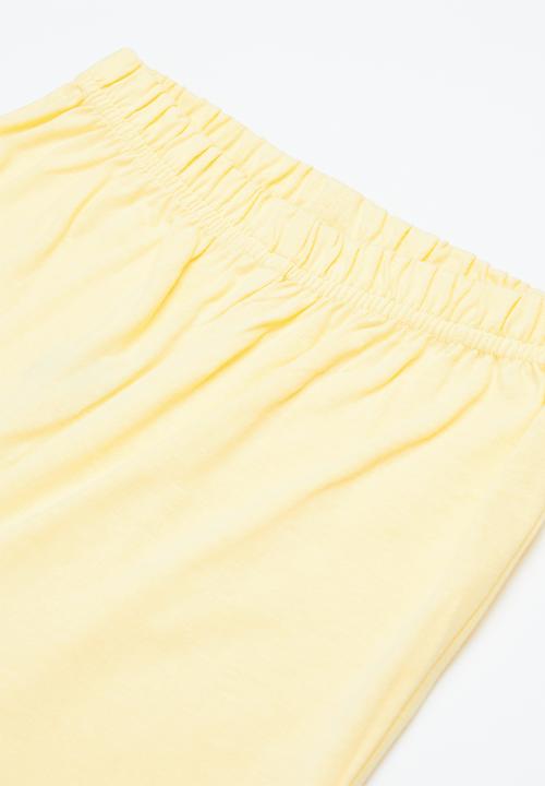 Superbalist - Boys summer pj set - grey & yellow