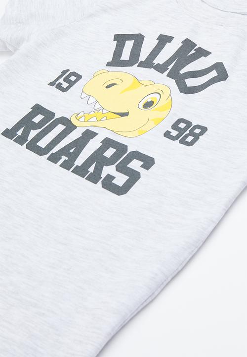 Superbalist - Boys summer pj set - grey & yellow