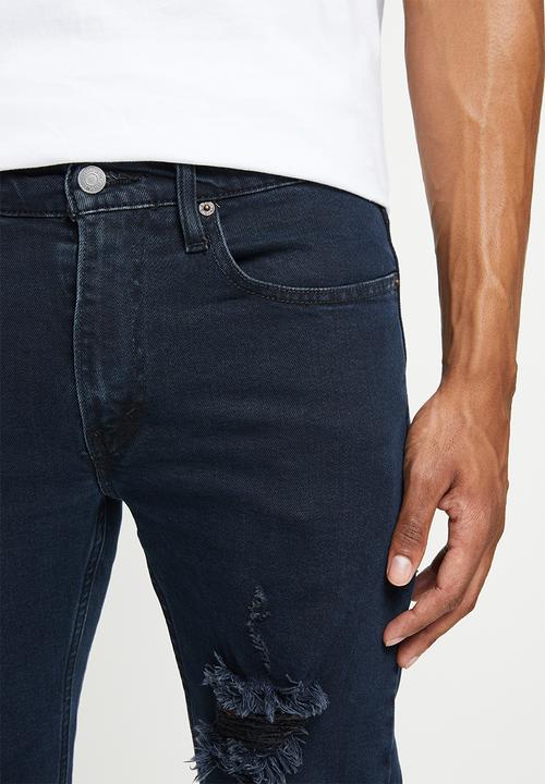 Levi’s® - Skinny taper z1474 - dark black destructe