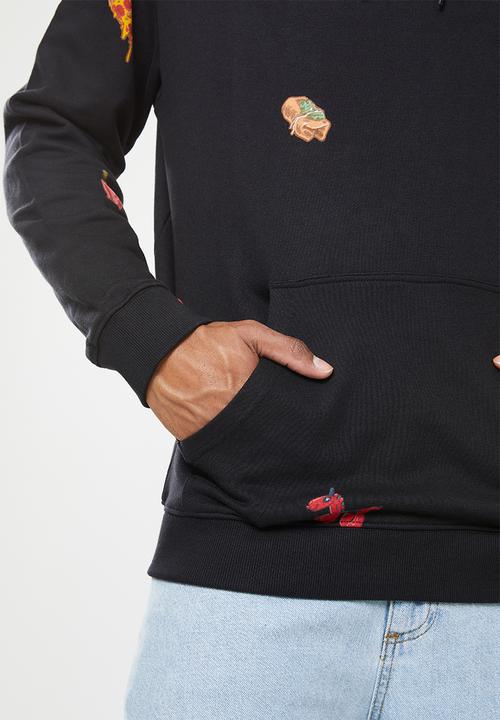 DC - Marvel Deadpool X DC  all over hoodie - black
