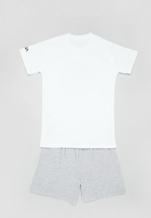 Superbalist - NASA summer pj set - white & grey