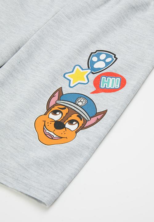 Character Group - Paw patrol short set - blue & grey