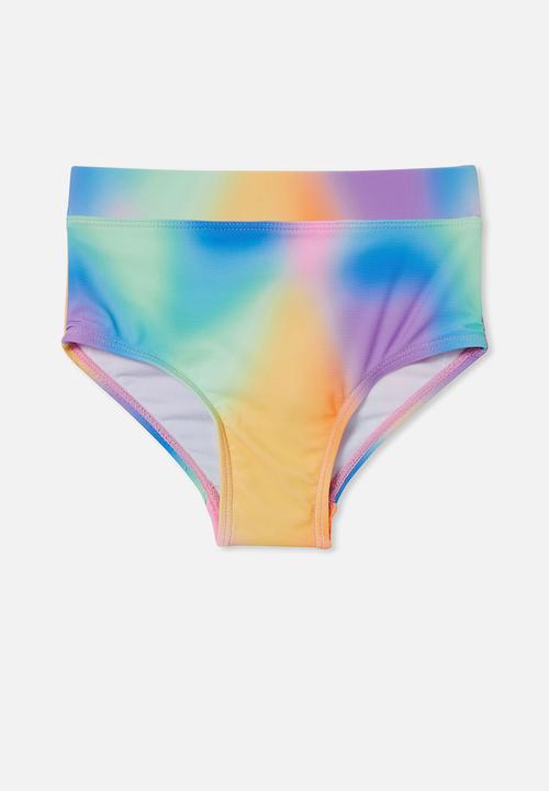 Cotton On - Brielle bikini bottom - mystical rainbow