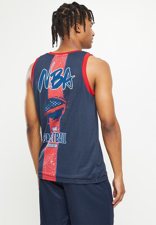 NBA - Nba fashion mesh rockstar vest - navy